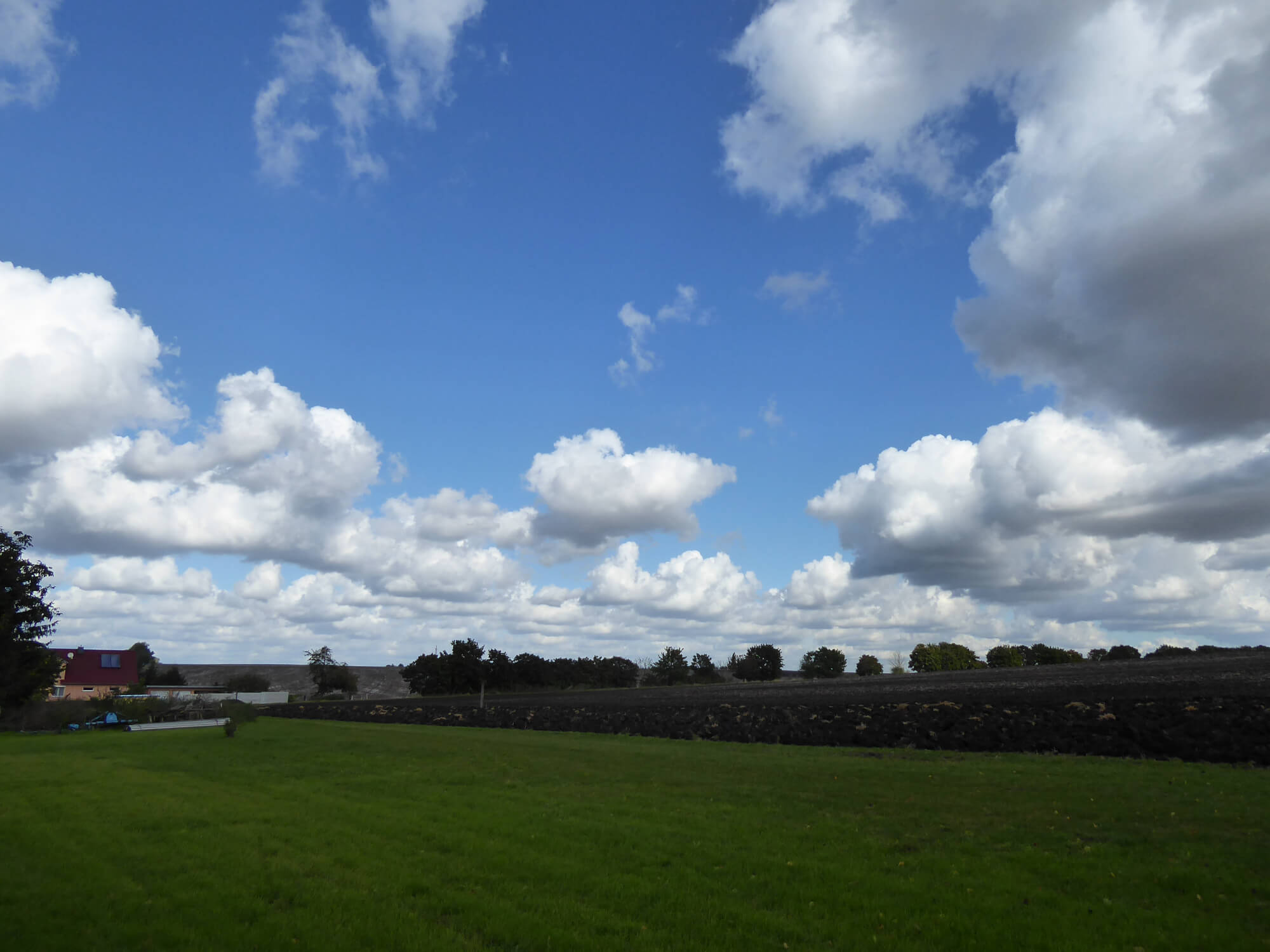 Blick aus Sömmerda auf Projektgebiet