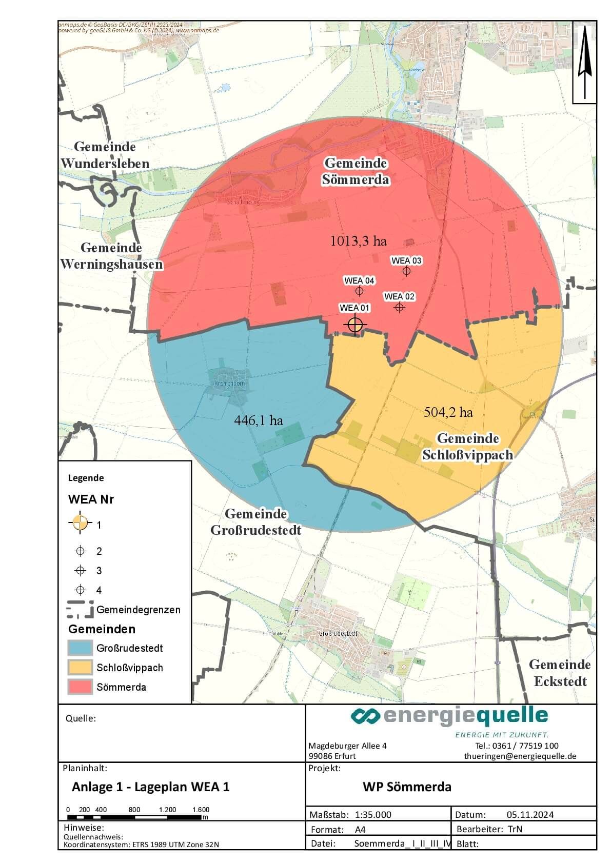 Gemeindebeteiligung Windpark Sömmerda